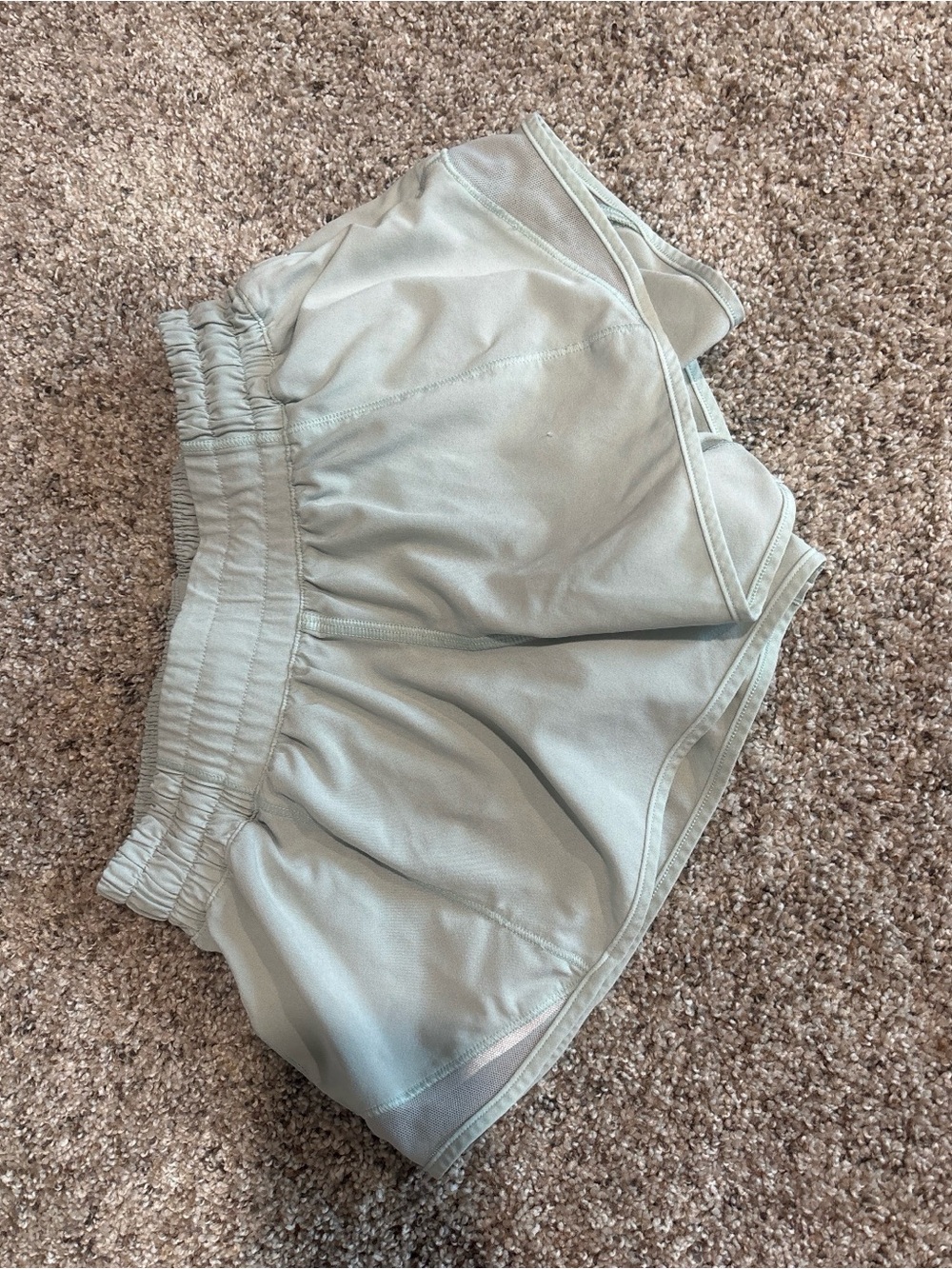 lululemon athletica Women's Athletic Shorts in Light Sage Green